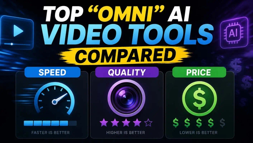 Top "Omni" AI Video Tools Compared for Speed, Quality, and Price